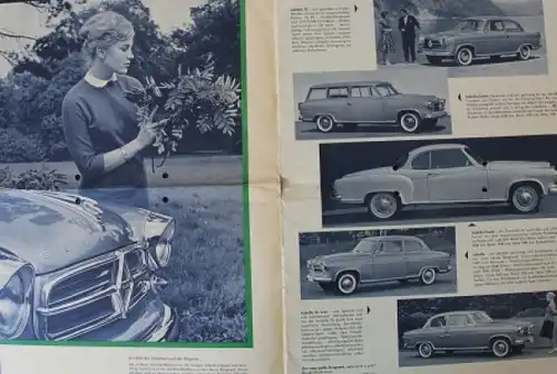 Borgward &quot;Ausstellungs-Kurier&quot; 1959 Automobilprospekt