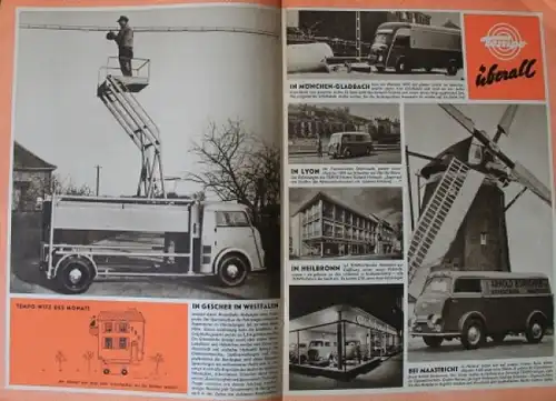 &quot;Tempo Magazin&quot; Vid&quot;Tempo Magazin&quot; Vidal & Sohn Firmenmagazin 1954