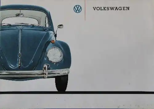 Volkswagen Käfer Automobilprospekt 1960