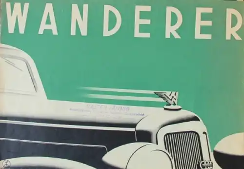 Wanderer Modellprogramm 1936 Automobilprospekt