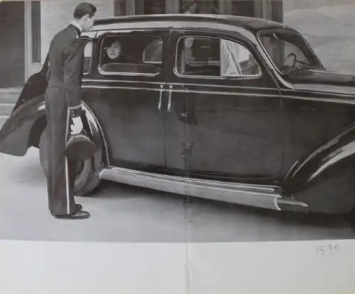 Fiat 2800 Modellprogramm 1939 Automobilprospekt