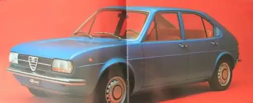 Alfa-Romeo Alfasud Modellprogramm 1972 Automobilprospekt