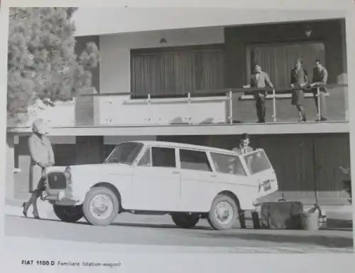 Fiat 1100 D Familare 1966 Werks-Photo