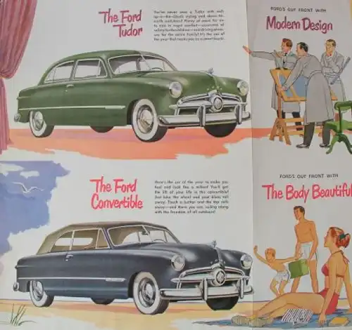 Ford Modellprogramm &quot;The 49 Ford !&quot; 1949 Automobilprospek