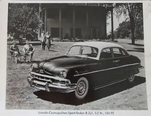 Lincoln Cosmopolitan Sport Sedan 1949 Werksphoto