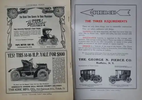 &quot;Automobile Topics&quot; Automobil-Motorsport-Magazin 1905