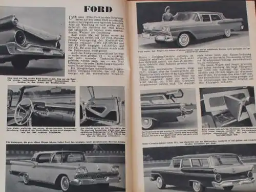 &quot;Populäre Mechanik&quot; Chevrolet Modelle 1958 Technik-Magazin