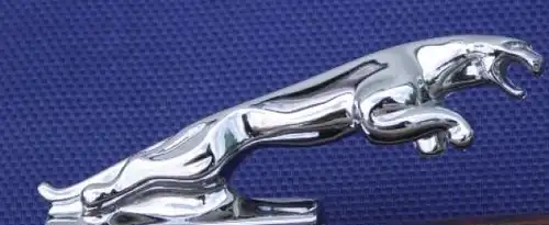 Jaguar Kühlerfigur Metall verchromt 1990
