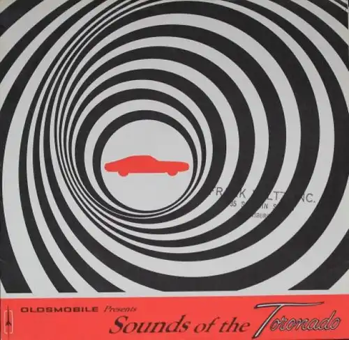 Oldsmobile Toronado &quot;Sounds of the Toronado&quot; Oldsmobile-Werbe-Schallplatte 1966