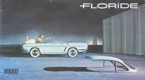 Renault Floride Modellprogramm 1959 Automobilprospekt