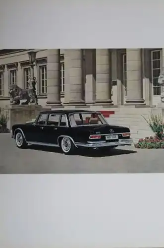 Mercedes-Benz 600 &quot;The Grand Mercedes&quot; 1965 Automobilprospekt Mappe