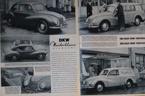 DKW &quot;Auto-Union Illustrierte&quot; Firmen-Magazin 1953