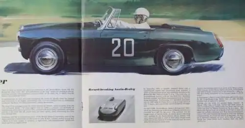Austin Healey Sprite Mark III Sport Convertible 1964 Automobilprospekt