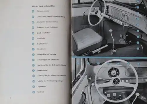 Volkswagen Käfer Betriebsanleitung 1956