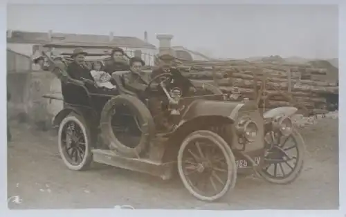 Berliet 4-Sitzer Cabriolet 1912 Postkarte
