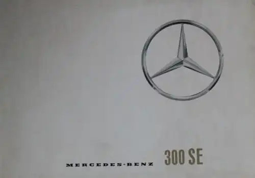 Mercedes-Benz 300 SE 1964 Automobilprospekt