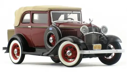 Franklin Mint Ford Convertible Sedan Bonnie & Clyde 1932 Metallmodell