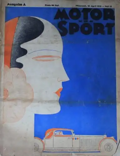 &quot;Motor & Sport&quot; Motor-Zeitschrift Pössneck 1931