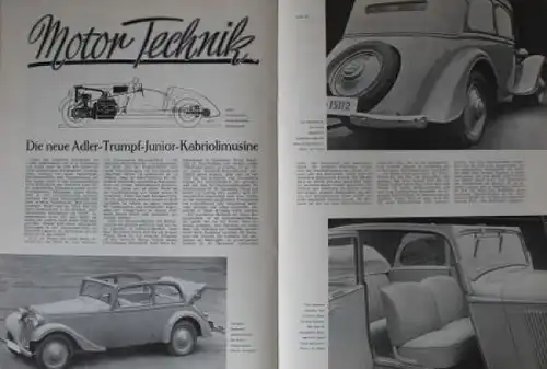 &quot;Automobil Revue&quot; Automobil-Magazin 1935