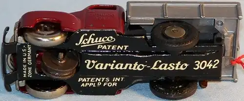 Schuco Patent Varianto Lasto 1950 Metallmodell mit Federwerk