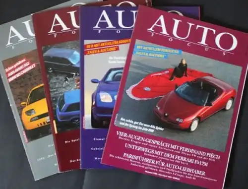 &quot;Auto Focus&quot; Automobil-Magazin 1994 vier Ausgaben