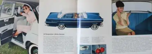Opel Rekord &quot;Ein Wagen ohne Probleme&quot; 1961 Automobilprospekt