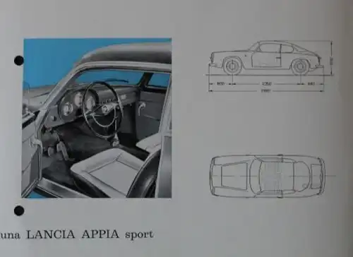 Lancia Appia Sport Coupe 1962 Automobilprospekt