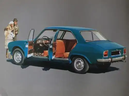 Peugeot 504 Modellprogramm 1968 Automobilprospekt