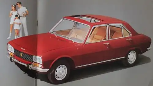 Peugeot 504 Modellprogramm 1968 Automobilprospekt