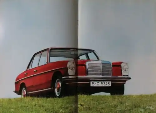 Mercedes-Benz 200 D Modellprogramm 1968 AutomobilprospektMercedes-Benz 200 D Modellprogramm 1968 Automobilprospekt