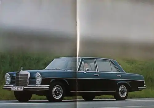 Mercedes-Benz 300 SL Modellprogramm 1968 Automobilprospekt