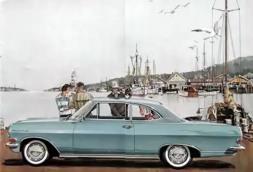 Opel Rekord Coupe 1963 Automobilprospekt