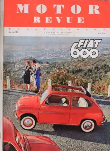 &quot;Motor Revue&quot; Motor-Zeitschrift 1958