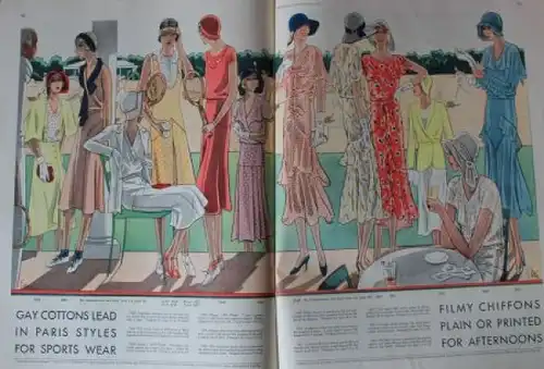 &quot;Pictorial Review&quot; Society-Magazin 1930
