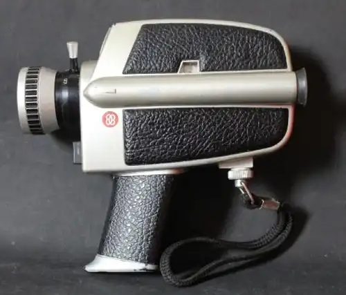 Bauer C3 Super 8 Filmkamera 1971 mit Tasche