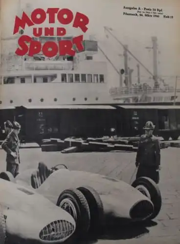 &quot;Motor & Sport&quot; Motor-Zeitschrift Pössneck 1940 gebundener Halbjahrgang