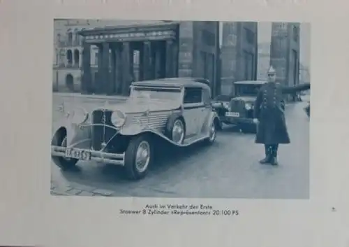 Stoewer Magazin 1931 Automobilprospekt