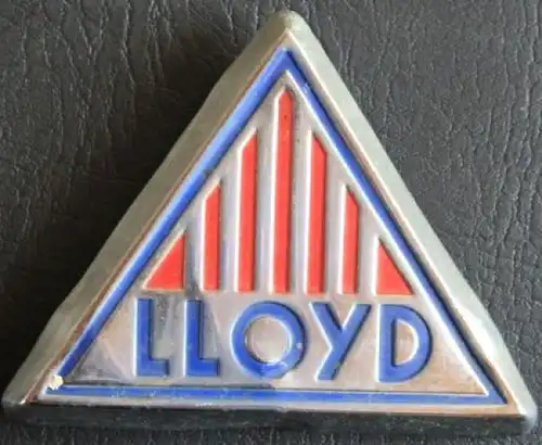 Lloyd Automobile Kühleremblem 1958 Metall