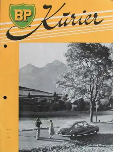 &quot;BP Kurier&quot; Tankstellen-Zeitschrift 1955