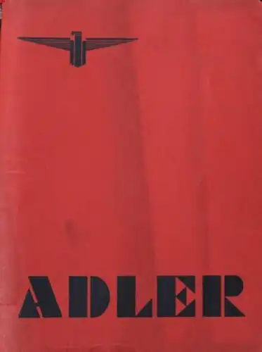 Adler Trumpf Verkaufsmappe 1937 Schriftwechsel-Konvolut in Original-Mappe