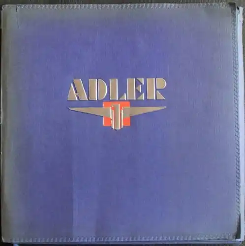 Adler-VerkaufsmAdler Verkaufsmappe 1935 mit Verkaufsprospekt Trumpf Junior