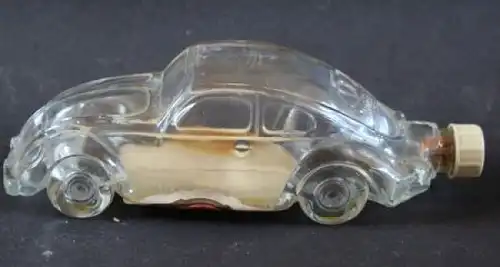 Volkswagen Käfer &quot;Wibo-Likör&quot; Glasflasche als VW-Modell 1948