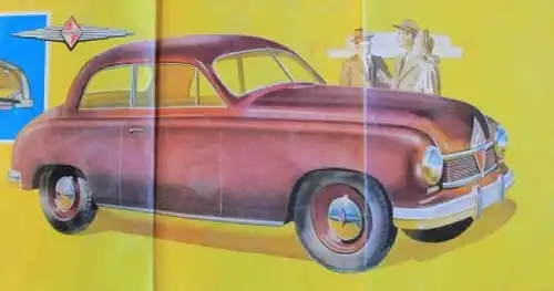 Borgward Hansa 1500 &quot;Ein Dreiklang in Linie und Form&quot; 1951 Automobilprospekt