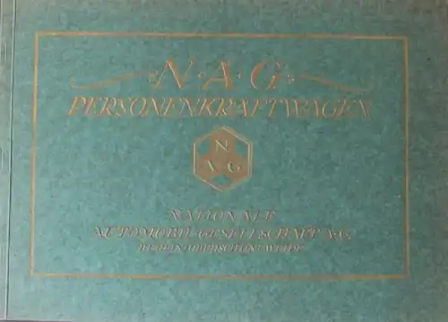 NAG Type C4 Personenwagen 1922 Automobilprospekt