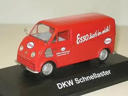Schuco DKW Schnelllaster &quot;Esso hat&#039;s in sich&quot; 1953 Metallmodell in Originalbox