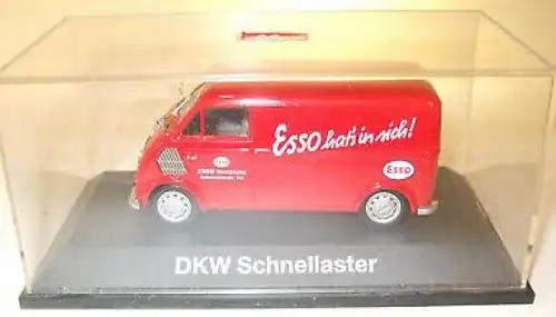 Schuco DKW Schnelllaster &quot;Esso hat&#039;s in sich&quot; 1953 Metallmodell in Originalbox
