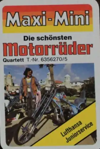 Altenburger &quot;Motorräder&quot; Kartenspiel 1974