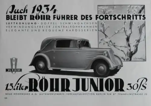 &quot;Illustrierte Zeitung - Der moderne Kraftverkehr&quot; Automobil-Magazin 1934