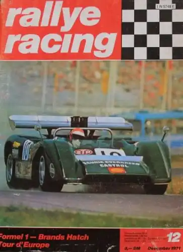 &quot;Rallye Racing&quot; Motorsport-Zeitschrift 1971