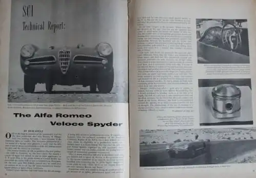 &quot;Sports Cars illustrated&quot; Motorsport-Zeitschrift 1956